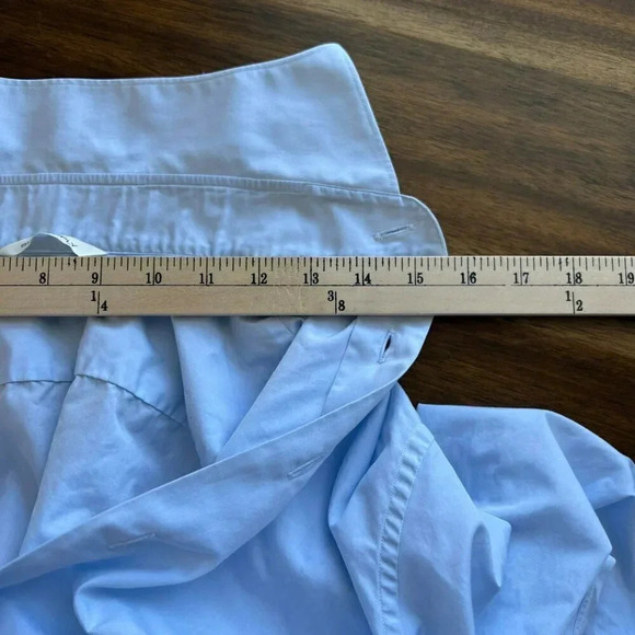 SuitSupply French Cuff Long Sleeve Button Up Dress Shirt 38/15 - Picture 7 of 7